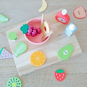 Dřevěné potraviny - krájení - Fresh fruit salad, Ourbaby®