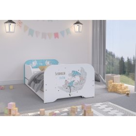 Dětská postel MIKI 160 x 80 cm - Sladké sny, Wooden Toys