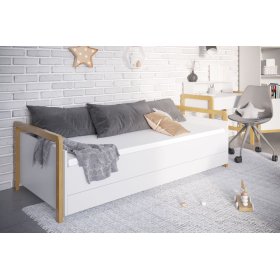 Postel se zády Viktor 180 x 80 - bílá, All Meble