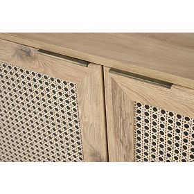 BORNEO KM-2 komoda dub artisan/černá 