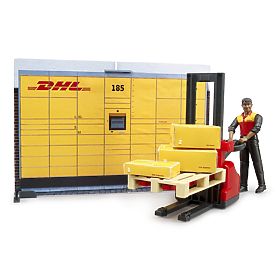 Bruder BWORLD Zásilkovna DHL s příslušenstvím, Bruder