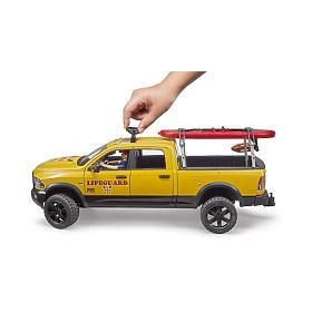 Bruder Dodge RAM pobřežní hlídky se záchranářem a příslušenstvím, Bruder