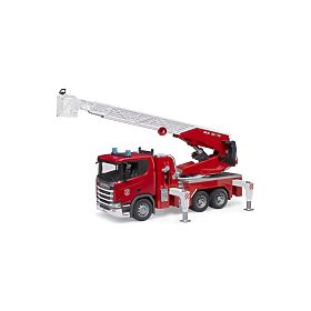 Bruder Hasičské auto Scania s žebříkem, Bruder