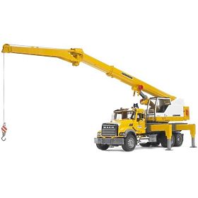 Bruder Nákladní auto MACK Granit  jeřáb LIEBHERR, Bruder