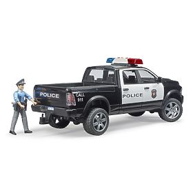 Bruder Policejní auto RAM s policistou, Bruder
