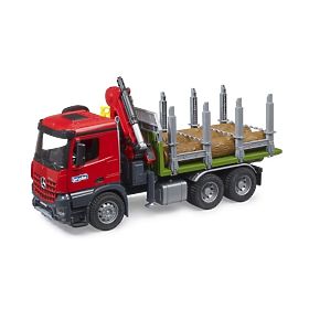 Bruder Přepravník na dřevo s hydraulickou rukou MB Arocs