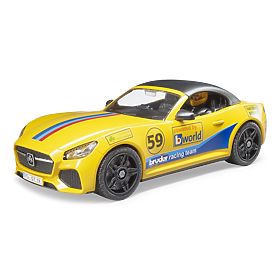 Bruder Terénní auto RAM se sportovním vozem a figurkou, Bruder