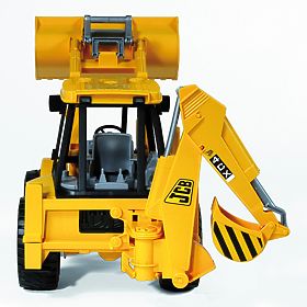 Bruder Traktor JCB čelní nakladač s bagrem, Bruder