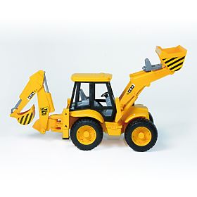 Bruder Traktor JCB čelní nakladač s bagrem, Bruder