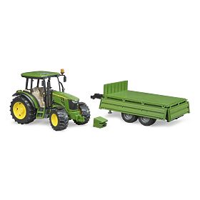 Bruder Traktor John Deere s valníkem, Bruder