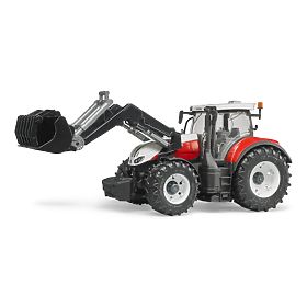 Bruder Traktor Steyr 6300 Terrus CVT s čelním nakladačem, Bruder