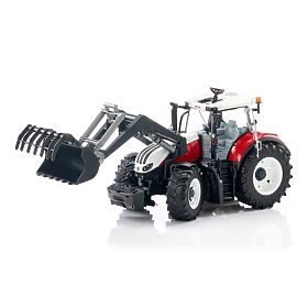 Bruder Traktor Steyr 6300 Terrus CVT s čelním nakladačem, Bruder