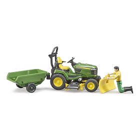 Bruder Zahradní traktor John Deere X949 se zahradníkem, Bruder
