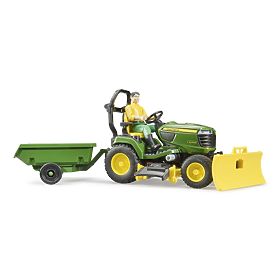 Bruder Zahradní traktor John Deere X949 se zahradníkem, Bruder