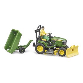 Bruder Zahradní traktor John Deere X949 se zahradníkem, Bruder