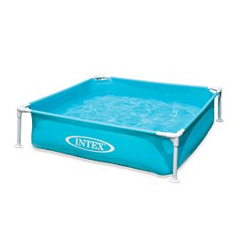 Čtvercový rámový bazén pro děti 122x122x30 cm INTEX 57173