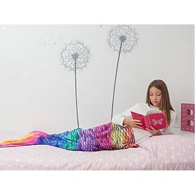 Deka ve tvaru mořské panny Rainbow