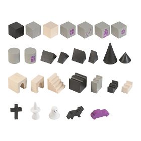 Detoa Dřevěná stavebnice Strašidelný hrad