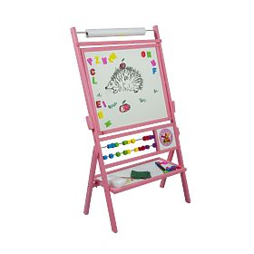 Dětská magnetická tabule růžová