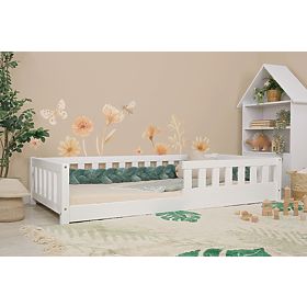 Dětská nízká postel Montessori Meadow - bílá, Ourbaby®