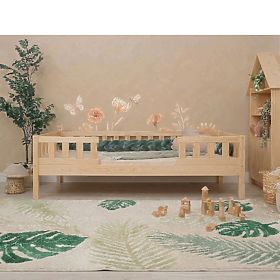 Dětská postel Montessori Ourbaby Meadow Plus Duo - přírodní, Ourbaby®