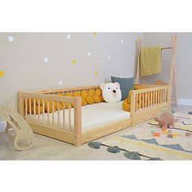 Dětská postel Montessori Woodie - přírodní