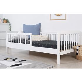 Dětská postel se zábranou TEDDY - bílá, Ourbaby®