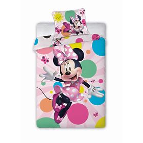 Dětské povlečení 140x200 cm + 70x90 cm Minnie, Faro, Minnie Mouse