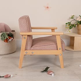 Dětské retro růžové křesílko Sakura, Ourbaby®