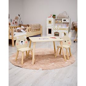 Dětský stoleček a židličky - Kamarádi z lesa, Ourbaby®