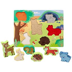 Dotyková skládačka 3D Lesní zvířata