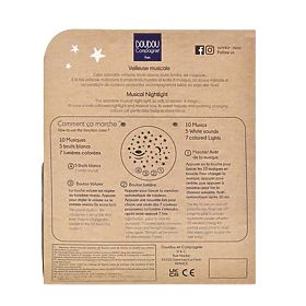 Doudou Hrací skříňka s projekcí Králíček bílý