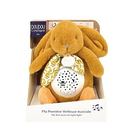 Doudou Hrací skříňka s projekcí Králíček hnědý, Doudou et Compagnie Paris