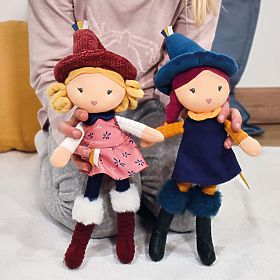 Doudou Jolijou Látkové panenky Čarodějnice 24 cm, Doudou Jolijou Paris