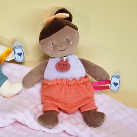 Doudou Jolijou Panenka 18 cm oranžová, Doudou Jolijou Paris