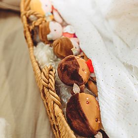 Doudou Jolijou Panenka Léna 16 cm žlutá, Doudou Jolijou Paris