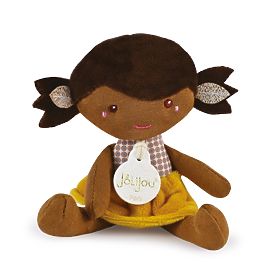 Doudou Jolijou Panenka Léna 16 cm žlutá