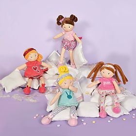 Doudou Jolijou Panenka LES PIPELLETTES 25 cm 1 ks, Doudou Jolijou Paris