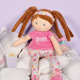 Doudou Jolijou Panenka LES PIPELLETTES 25 cm 1 ks, Doudou Jolijou Paris