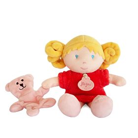 Doudou Jolijou Panenka Miss Coral 21 cm, Doudou Jolijou Paris