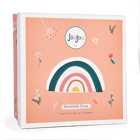 Doudou Jolijou Panenka Miss Coral 21 cm, Doudou Jolijou Paris