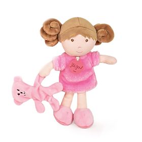 Doudou Jolijou Panenka Miss Rose 21 cm, Doudou Jolijou Paris