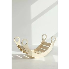 Dřevěná houpačka Montessori L – přírodní, baby wood