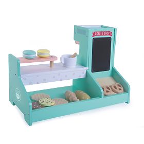 Dřevěná kuchyň kavárna obchod cukrárna ECOTOYS, EcoToys