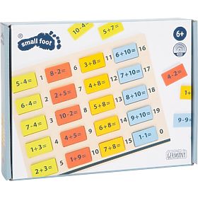 Dřevěná matematická tabulka