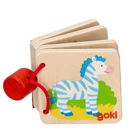 Dřevěná mini-kniha GOKI, Goki