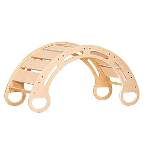 Dřevěná Montessori houpačka - přírodní barva, Ourbaby®