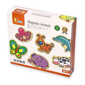 Dřevěné magnety zvířata