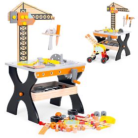 Dřevěný dětský pracovní stůl ECOTOYS, EcoToys