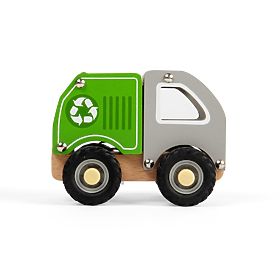 Dřevěný recyklační vůz